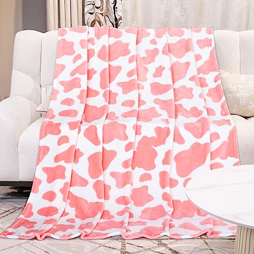 Image of GEULAY Queen Blanket for Bed, Extra Large Full Size Pink Fleece Throw Blanket for Bedroom Living Room, Pink Gifts for Women, Couples, Colleage Girls 90 inch x 90 inch
