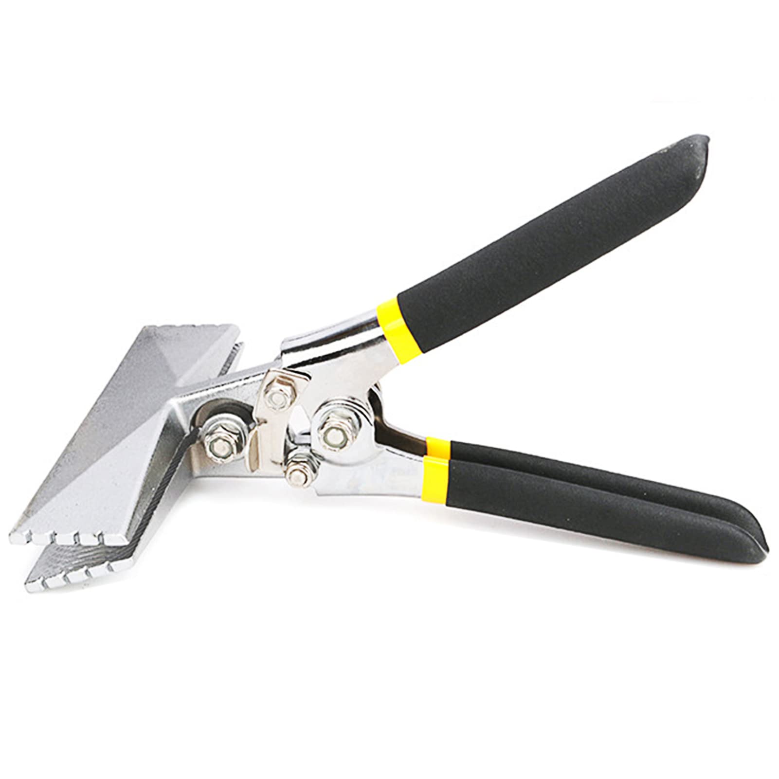 6 Inch Sheet Metal Hand Seamer with 1/4" Depth Markings Straight Jaw Sheet Metal Bender Tools for Bending and Flattening Sheet Metal with Double