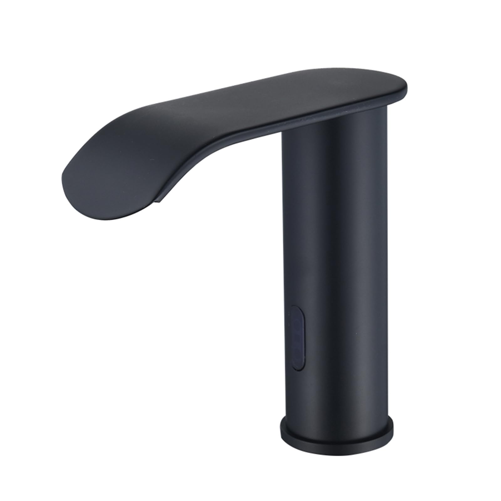ZYCHSJXA Touchless Bathroom Sink Faucets Black Waterfall Mixer Tap for Basin Wash Taps with Hot and Cold Brass