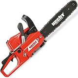 HECHT Benzin Kettensäge 45 Motorsäge Schwert 40 cm Antivibrationssystem 2-Takt-Motor luftgekühlt 2,7 PS