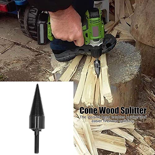 Broca para rachar madeira Rachador de toras de madeira Broca para rachar aço carbono Cabeça incisiva