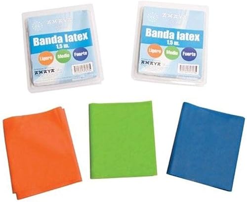 Amaya Pilates-Band - Individuell 1,5 m, leicht, orange, 610072