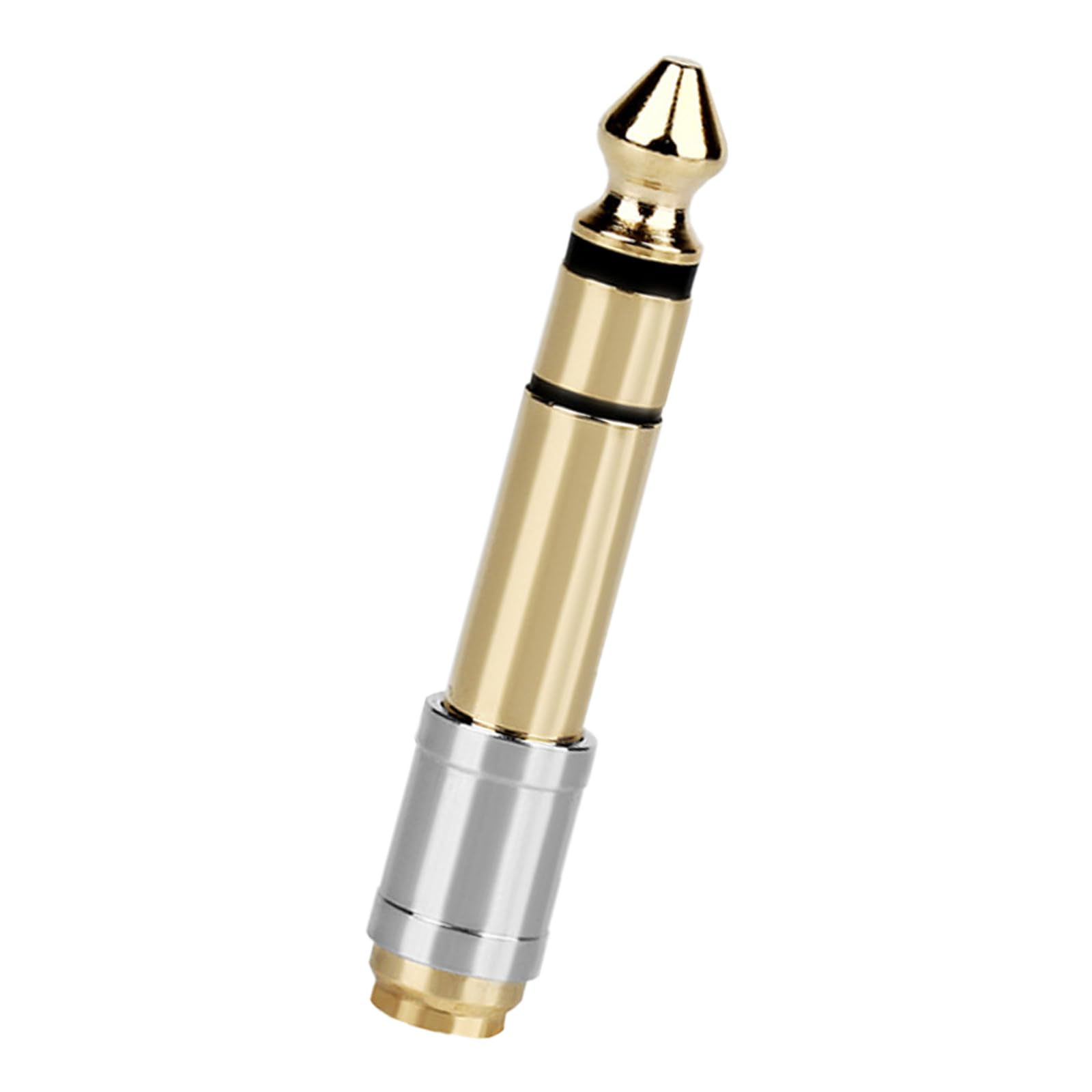 Maxtonser Sound Adapter 6.35mm Plug to 3.5mm Socket Extender Conversion Converter Connector for Headphones and Amplifiers