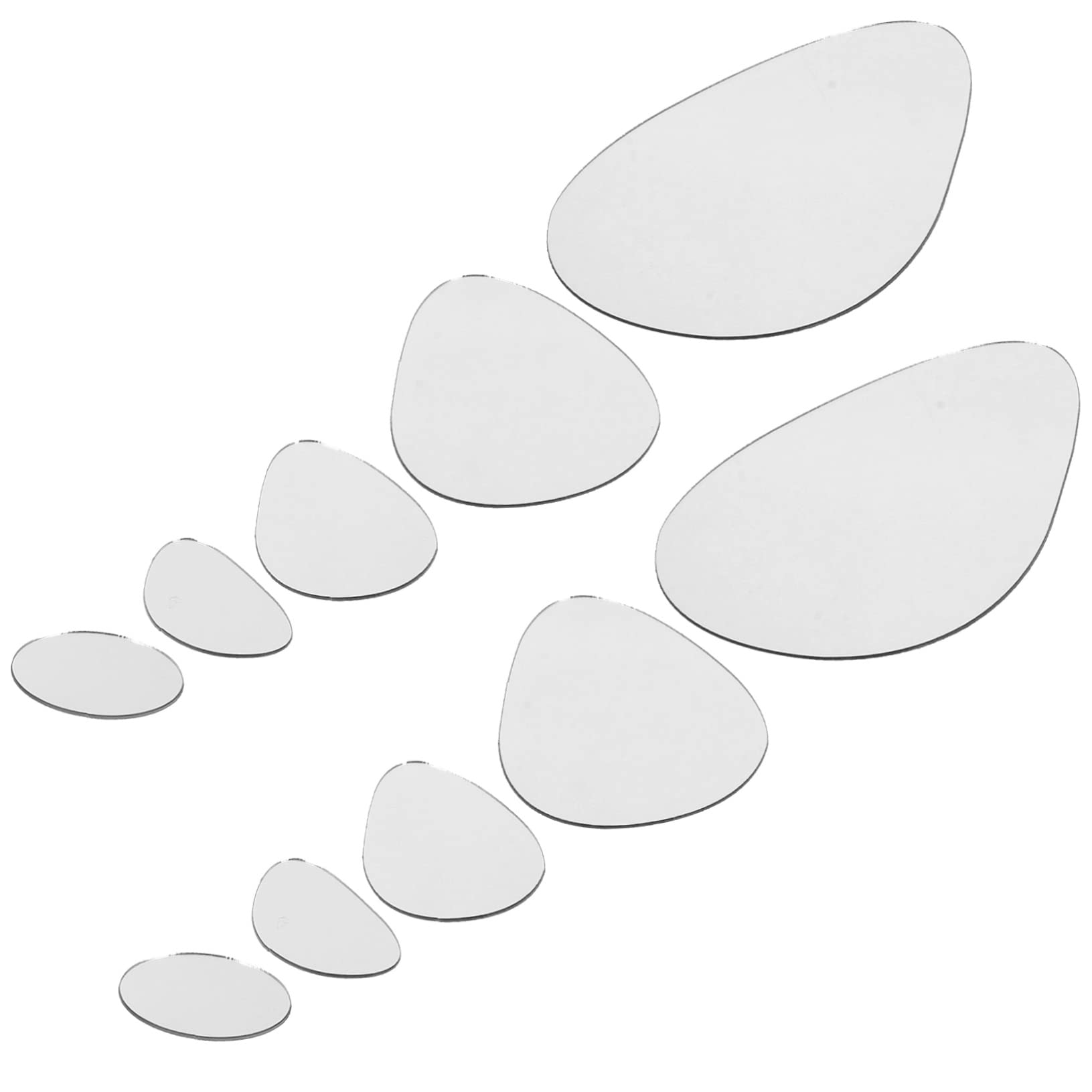 Hemobllo 96pezzi Adesivi Murali Ovali Decorazioni Estetiche Per Camera Da Letto Facili Da Applicare e Rimuovere Di Wall Sticker Creativi Per Decorare Pareti e Coprire Imperfezioni