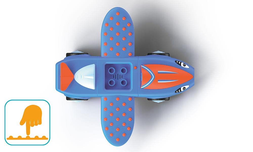 0133, Bill Breezy, Avion à réaction de 3 pièces avec Son et Lumière, Peut être assemblée, Comprend Une Figurine Mobile, Moteur à Volant de Haute qualité, À partir de 18 Mois