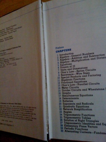 Basic Mathematics for Electronics 0070125147 Book Cover