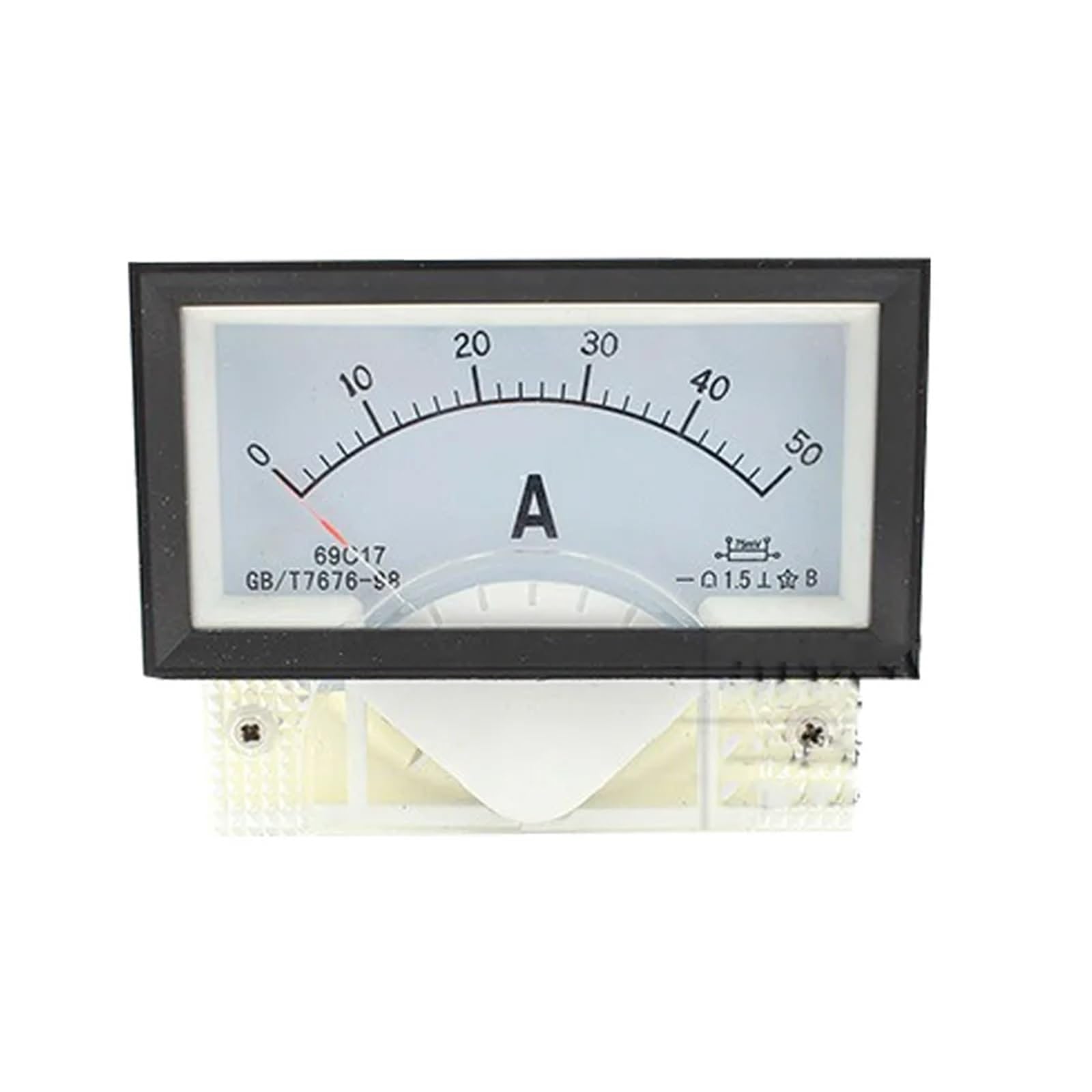 1PC 69C17-A 50A 100A 500A 1000A/75mV DC Misuratore Analogico Pannello AMP Gauge Amperometro DC Utilizzare con Misuratore di Corrente Shunt 85 * 46MM(DC2A)