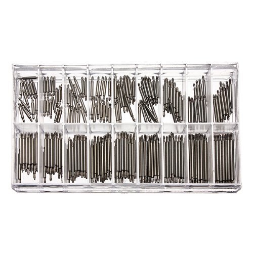 Barrette - SODIAL(R) 360x Barrette primavera perni orologi perni in acciaio inox per 8-25mm cinturino