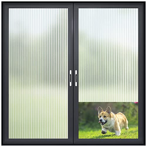 Protect Your Privacy With Window Privacy Film - Static Clings, No Glue, 35.4 X 78.7 Inches,Translucent #TOP28
