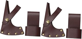 Cabilock 2 Sets Woodcutter Protective Case Hatchet Sheath Cases Hatchet Carrier Holster Outdoor Hatchet Cover Axe Sheath Axe Protector Case Professional Axe Cover Outdoor Ax Portable