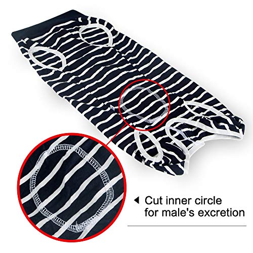 image for Dotoner Dog Recovery Suit Abdominal Wound Puppy Surgical Clothes Post-