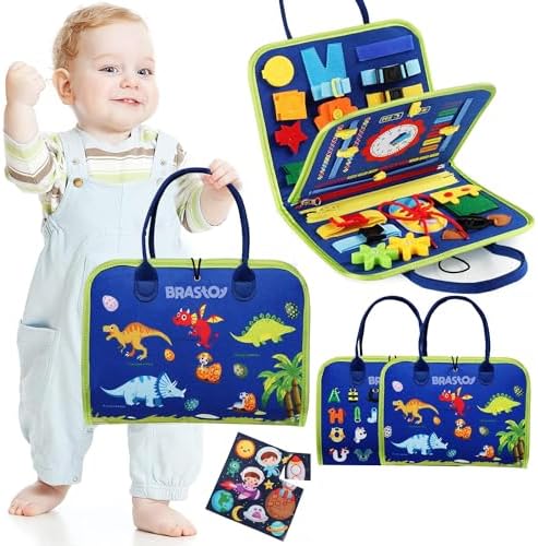 Brastoy Placa de Montessori Sensorial para Crianças Maleta Educat...