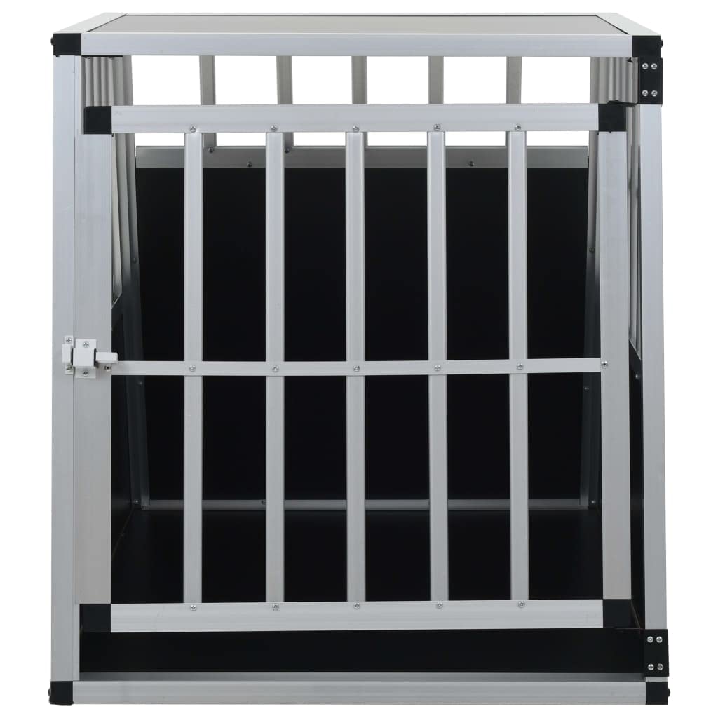 INLIFE Hundetransportbox mit Einzeltür 65 x 91 x 69,5 cm,15,3 KG,170664