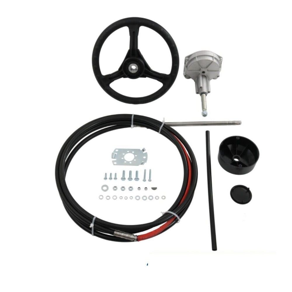 16 Ft Boat Rotary Steering System Outboard Kit SS13716 for Marine with 13.5