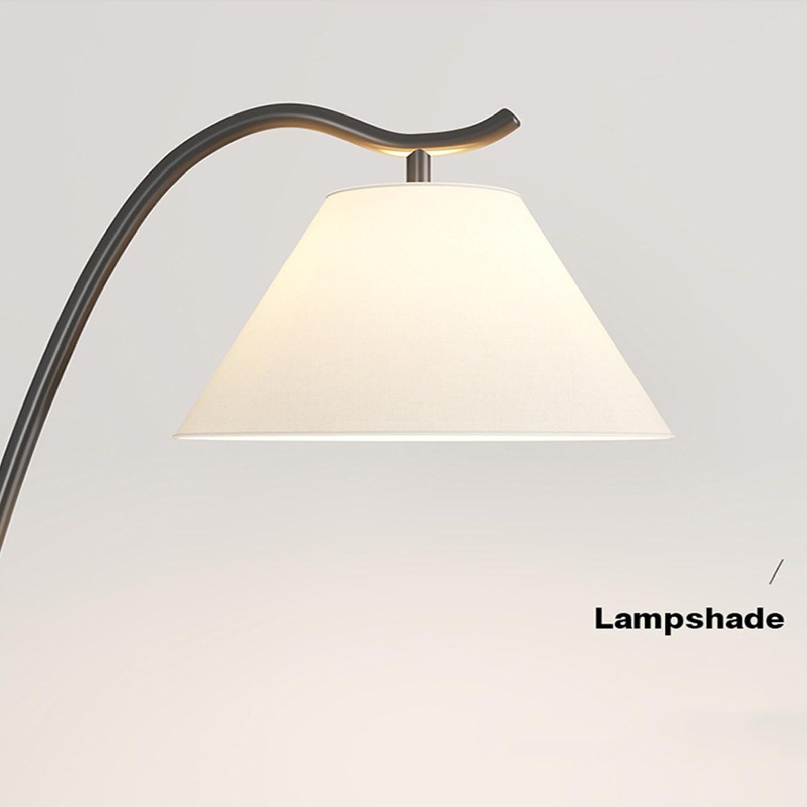 Lámparas Combinación de mesa y lámpara con bombilla LED, lectura junto a la cama(A)