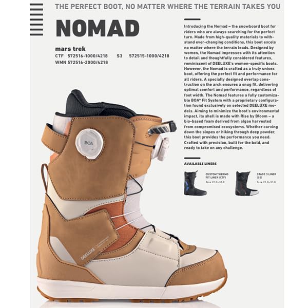 Amazon | DEELUXE スノーボード ブーツ NOMAD S3 ノマド ステージ3