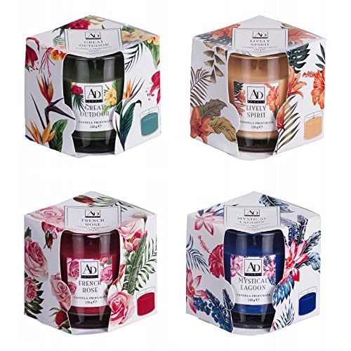 AD TREND Candela PROFUMATA Vetro CM.7X8h 4 FRAGRANZE