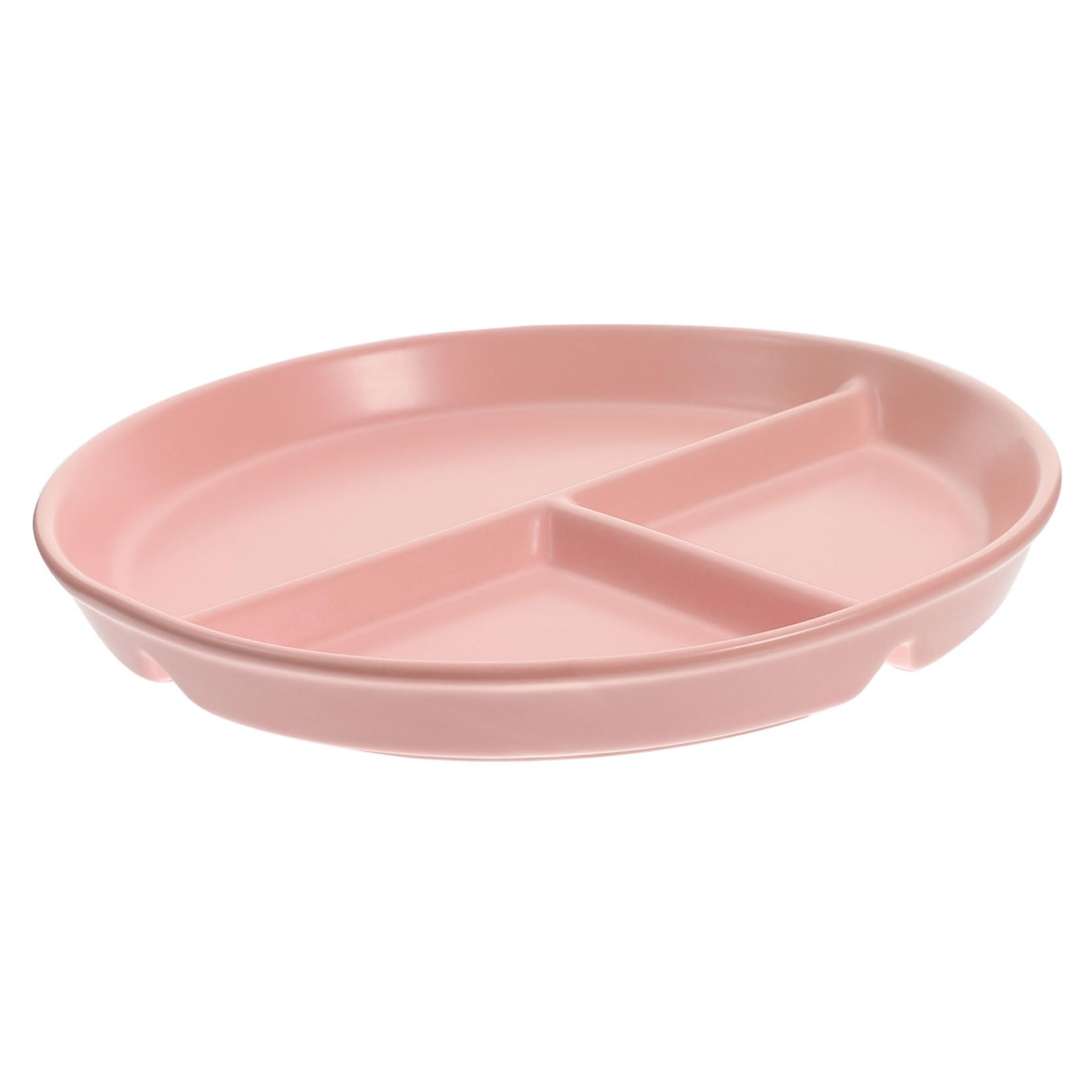 GLEAVI Divided Breakfast Plate Elegant Ceramic Food Serving Tray with Unique Compartment Design for Parties and Everyday Dining and Stylish Tableware