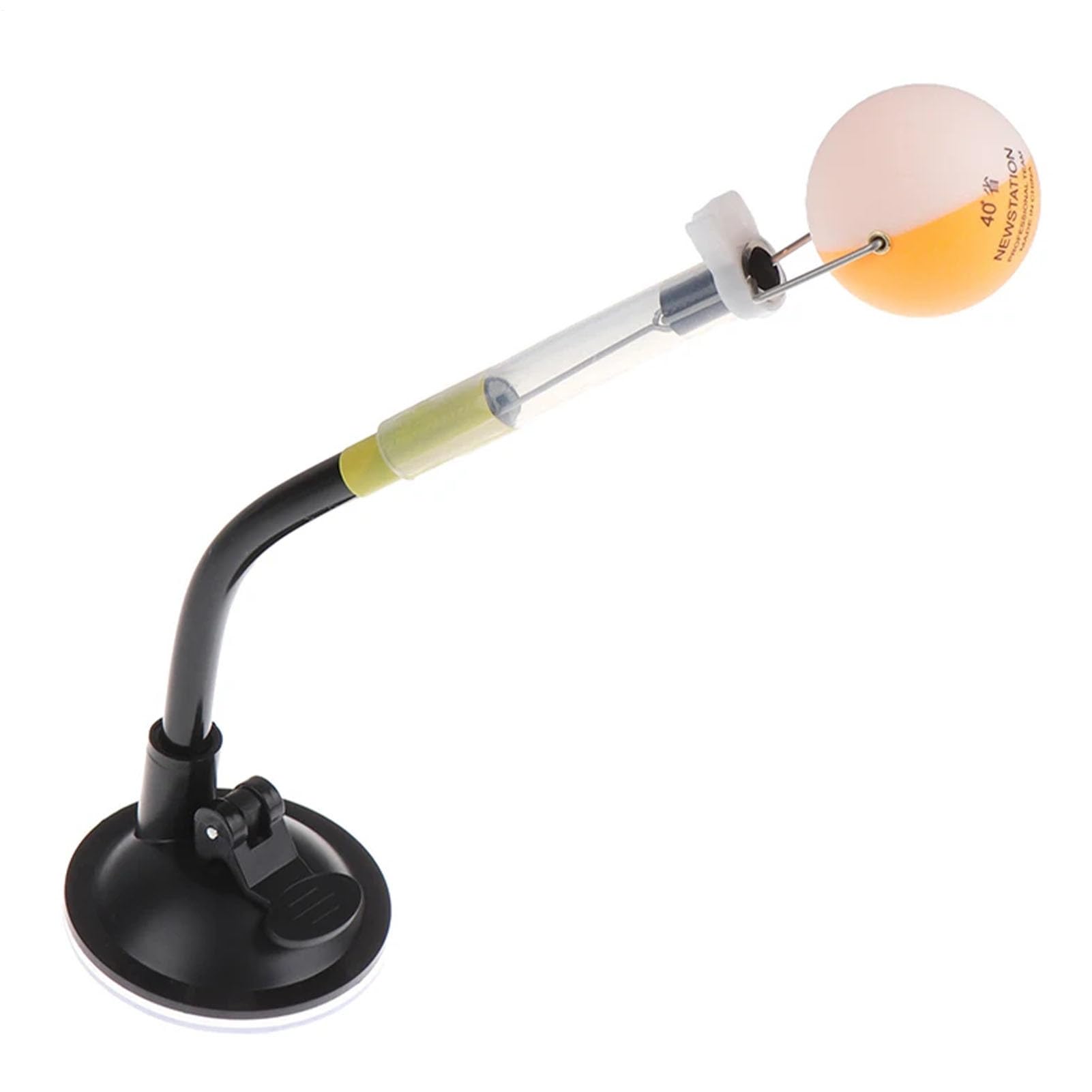 YNPQTDS Table Tennis Trainer With Sucker Type Clip 30x6.5cm Practice Ball Table Tennis Machine Fixed Rapid Rebound Pong Ball Machine For Professional Tables Balls Players