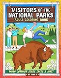 Visitors of the National Parks: Adult Coloring Book
