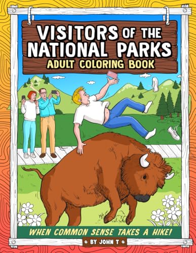 Visitors of the National Parks: Adult Coloring Book
