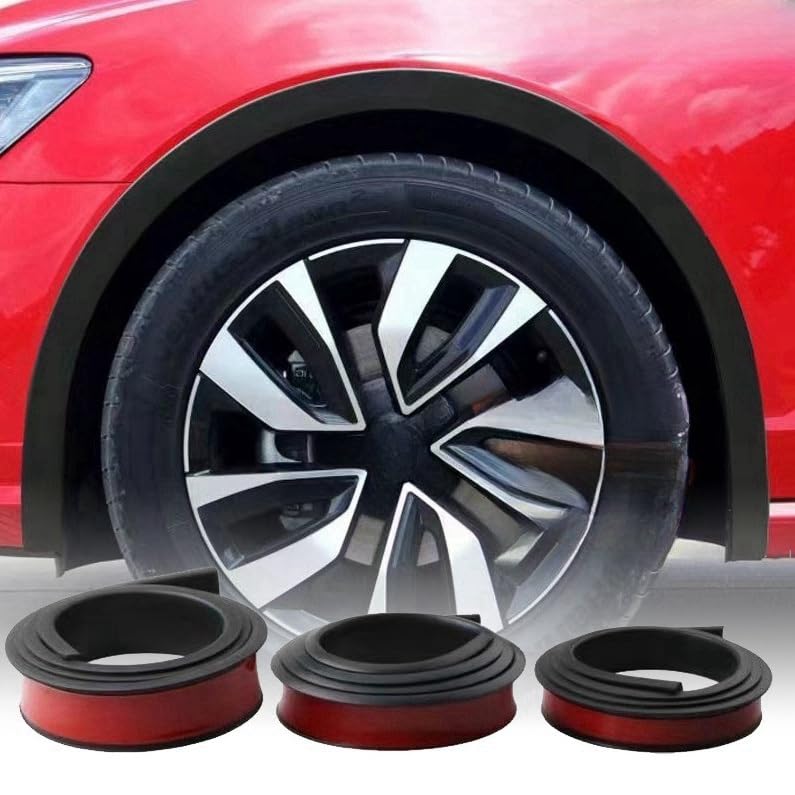 ZHOUkuiyin Universal Wheel Arch Imitation Scratch Modification Wheel Arch Car Sticker Rubber Strip Decorative Protective Stickers