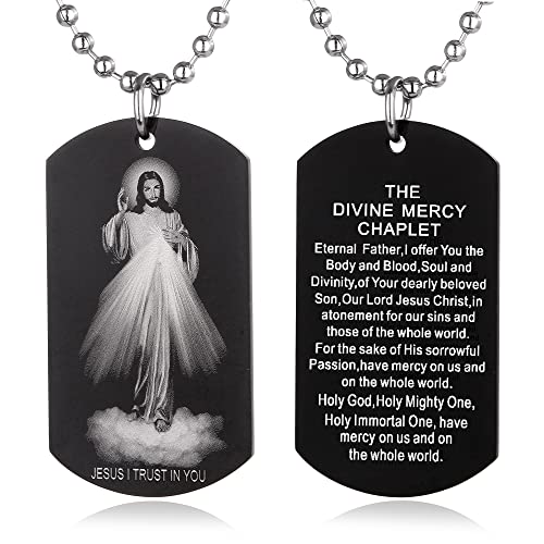 FAYERXL Jesus Divine Mercy I Trust In You Holy Prayer