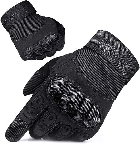 FREE SOLDIER Guantes Moto Verano Hombre Guantes Tacticos Militares para Deportes al Aire Libre,...