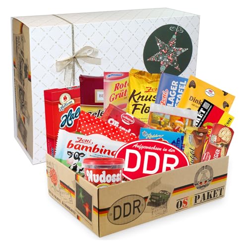 Geschenkbox Weihnachten DDR Spezialitäten Schokolade, Schokobox XL...