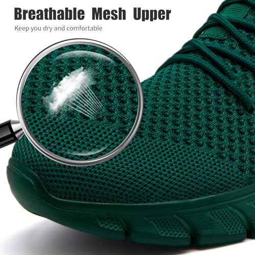 Image of Mens Running Shoes Slip On Tennis Walking Sneakers Workout Athletic Lightweight Casual Sport Shoes