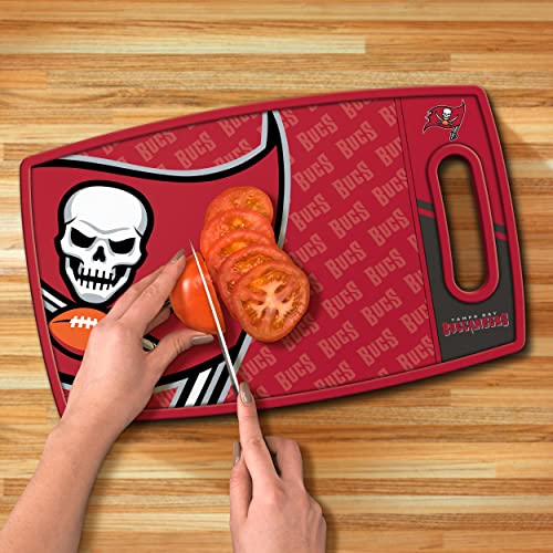 Image of YouTheFan NFL Tampa Bay Buccaneers Logo Series Cutting Board