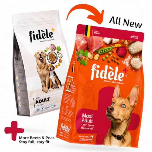 Image of Fidele+ Adult Large Breed Dog Food | 900g | Glucosamine for Joint Support | Omega 3 & 6 | High Protein | Muscle Strength & Coat Health