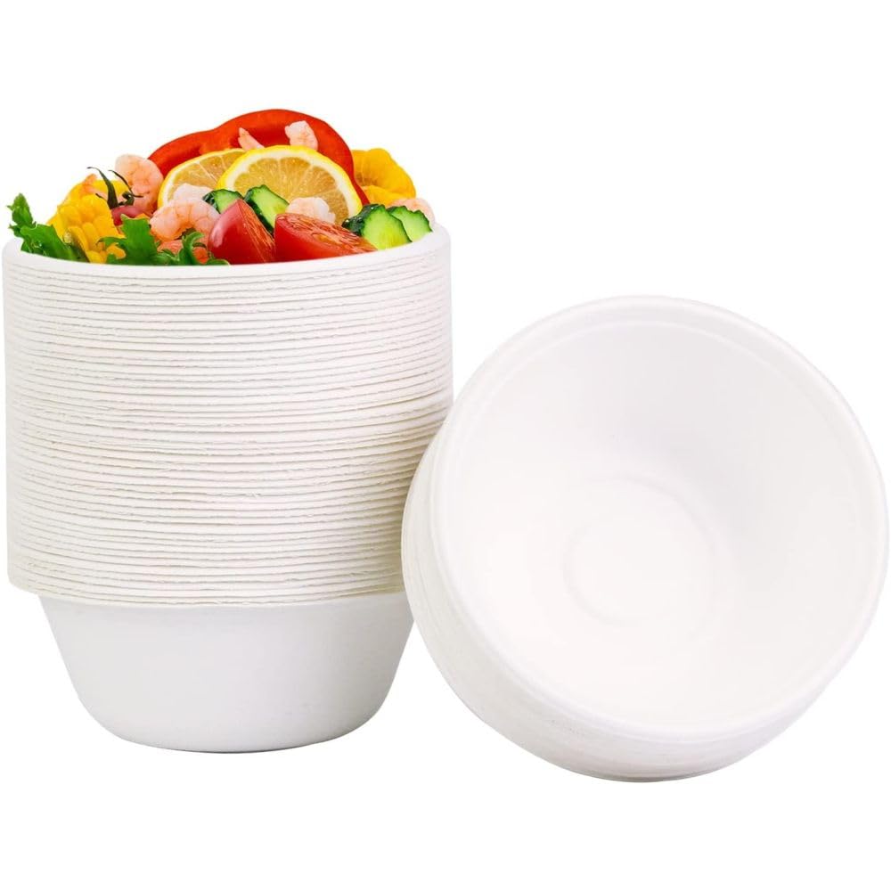 Ciotole Zuppa In Carta Kraft 750ml - Confezione Da 50 Pezzi Biodegradabili Per Asporto - Foto 9