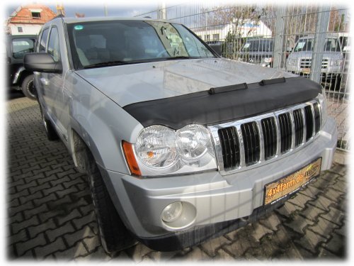 HOOD BRA Front End Nose Mask Compatible with Jeep Grand Cherokee 2005-2010 Bonnet Bra STONEGUARD PROTECTOR TUNING