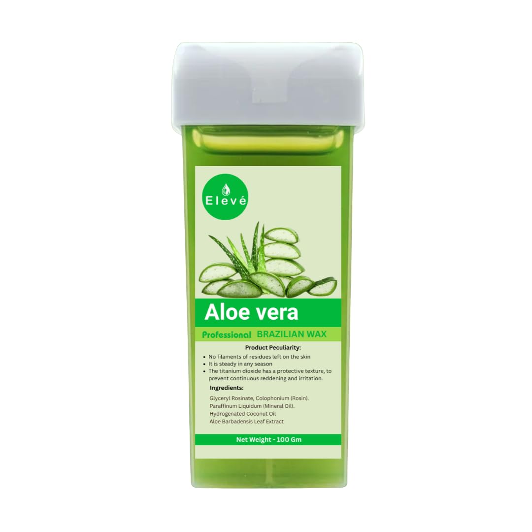 Eleve Hair Removal Roll on Depilatory Wax Cartridge for leg and arms(Aloe Vera) Wax (100 gm)-image-46