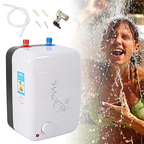 Calentador de agua caliente de 1000 W para cocina, 10 L, 23 x 21 x 36 cm