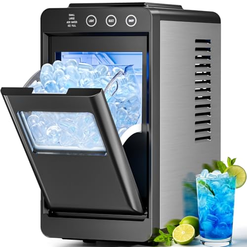 Antarctic Star Ice Maker, 26lbs in 24Hrs, 8 Cubes in