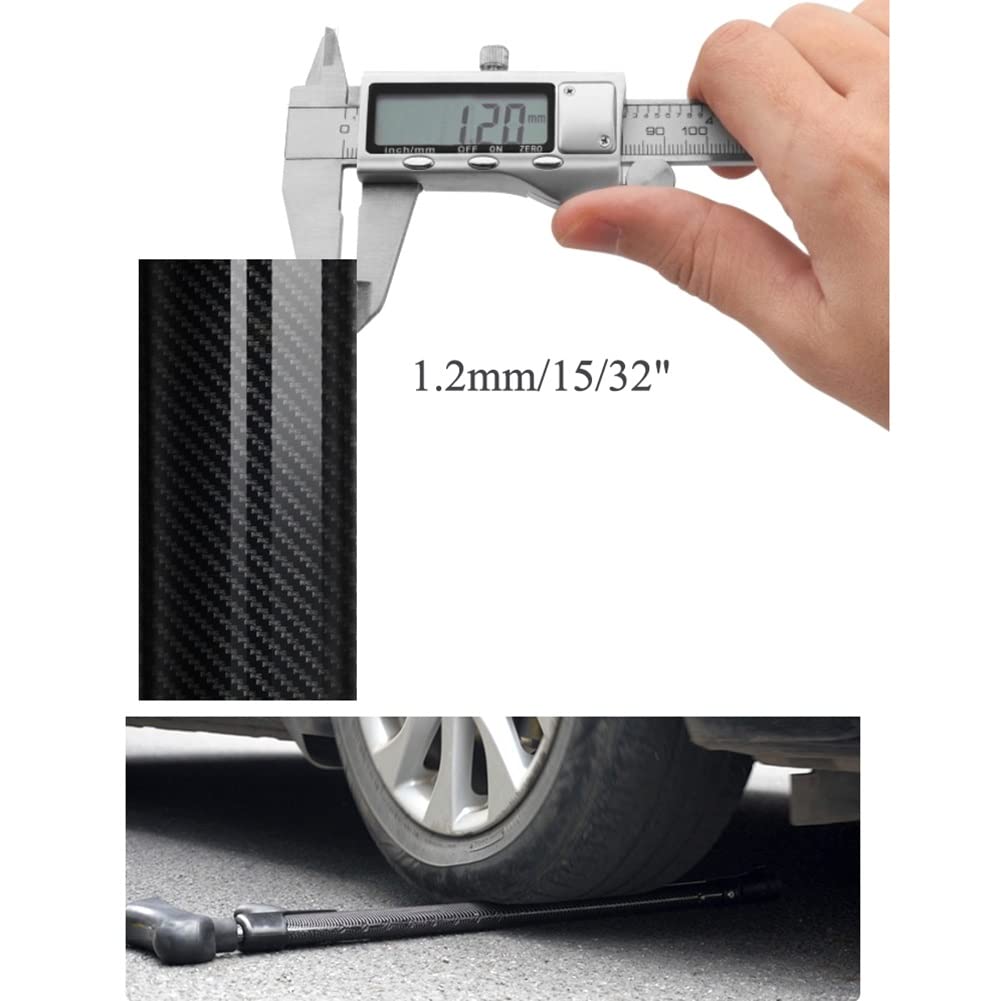 Stampelle ascellari alla Moda per Adulti, stampelle a Forma di F, stampelle in Alluminio Leggero, Altezza Regolabile, Impugnatura ergonomica, Nero (Size : 1unit)