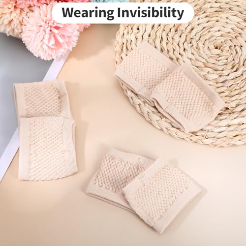 Image of Open Toe Socks Half for Women Mules, Cotton Peep Toe Mule Sandal Socks Toeless for Women