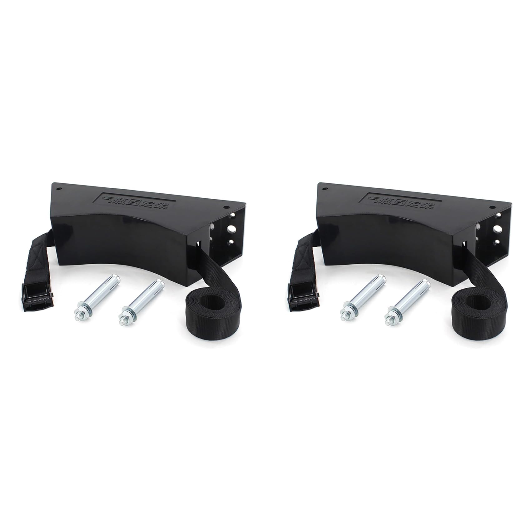Ctrlzs 2X Propane Tank Holder, Gas Cylinder Holder, Cylinder Wall Mounted Bracket, Gas Cylinder Holder For Rv Water Softener