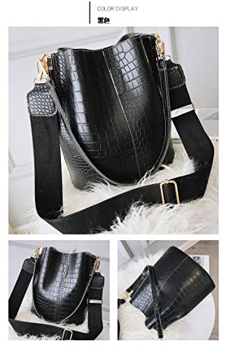 Image of Women Hobo Shoulder Bag, Crocodile Pattern Handbags Large Capacity Crossbody Bag