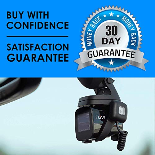Rovi CL-6001 Magnetic Mount 1080p Full HD High Definition Panoramic Car Dash Camera Recorder with 1.5 Inch Wide Screen Wi-Fi, GPS, Loop Video Recording, Impact Detection and 360 Degree Rotation - Thumbnail 3