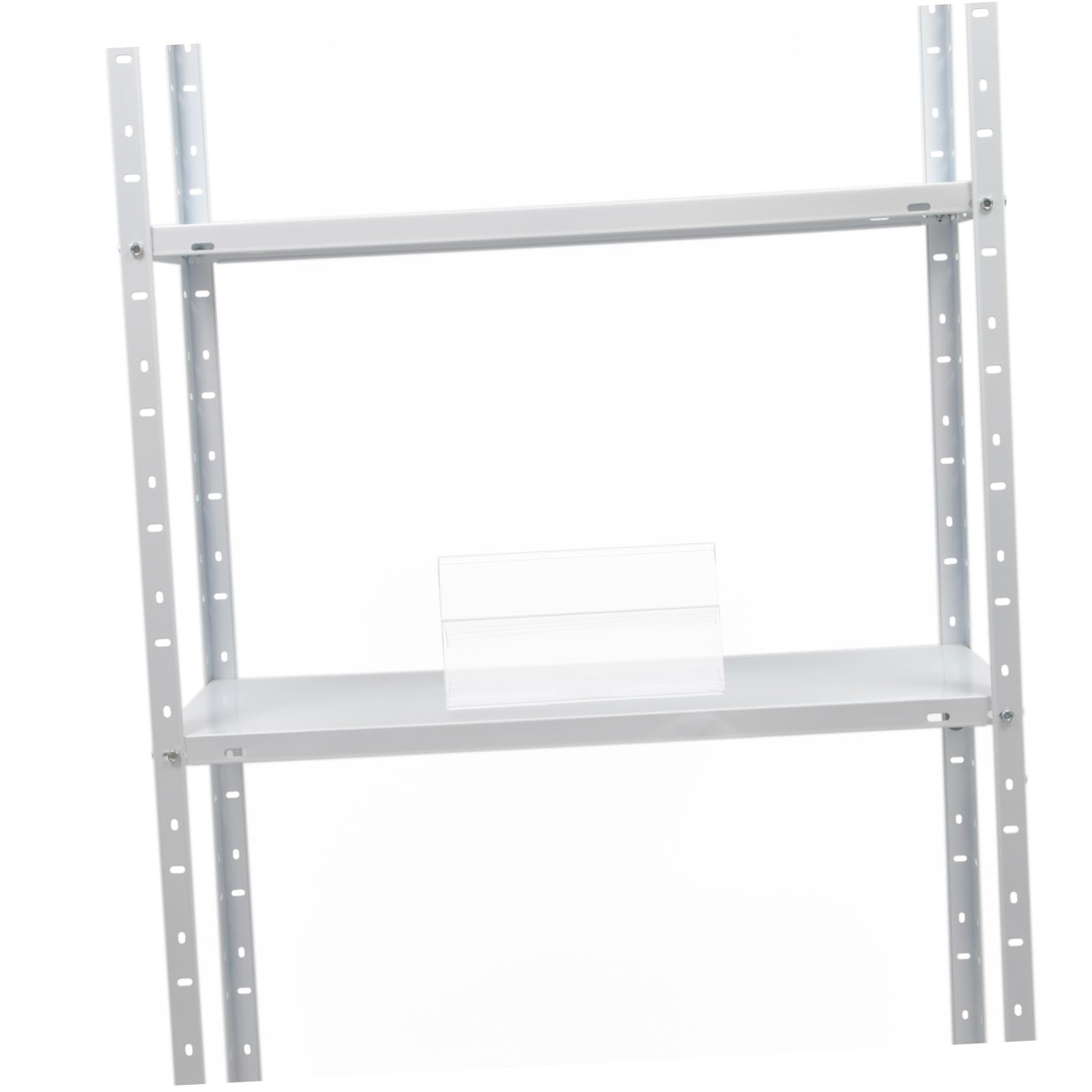 SHINEOFI 100 Pièces Support Étiquettes Plastique Transparent Résistant Clips Réutilisables pour Affichage Prix Bureau Librairie Adaptés à Divers Rayonnages