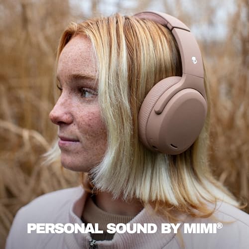 Image of Skullcandy Crusher ANC 2 Over-Ear Wireless Headphones 100 dB| Active Noise Cancellation, Sensory Bass, Dual Pairing, 50H Battery, Rapid Charge, Alexa Built-in | Primer, Brown