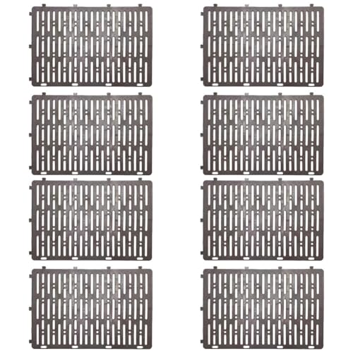 Lawnoval 8 Stück stapelbare Baumstamm-Protektoren, 20 cm hoch, wetterfest...