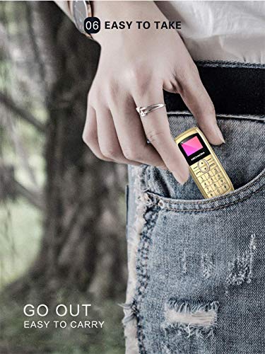 Image of KECHAODA Single Sim Keypad Mini Mobile Phone, Rose Gold, K10