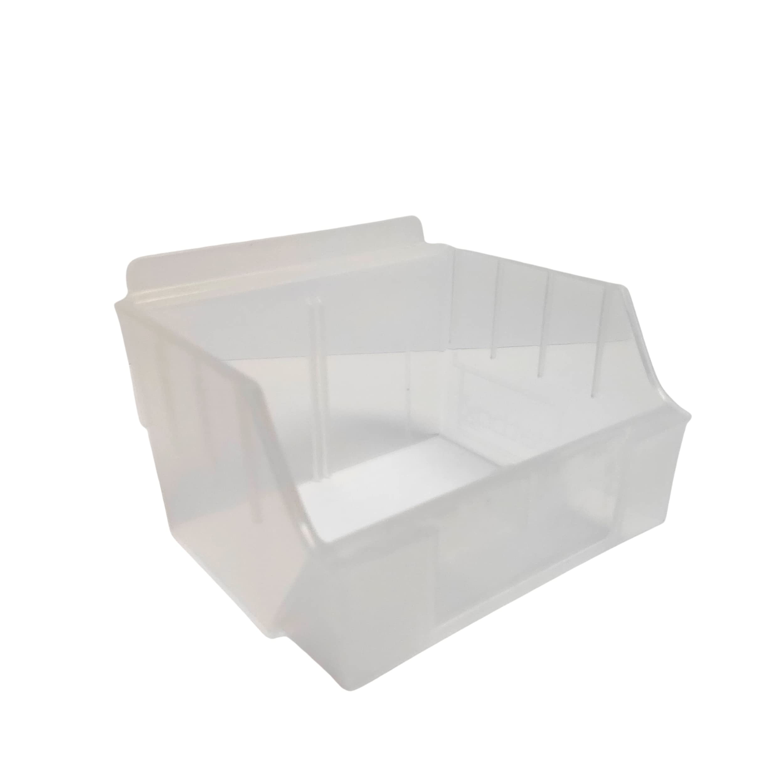 CompleteShopfittings NEW HEAVY DUTY STORAGE BOX SLATBOX SLATWALL STORBOX DISPLAY (Clear, 100)