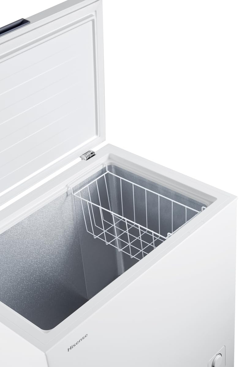 Hisense FC321D4AWLE Congelatore a Pozzo 248 L di capacità, Silenzioso 40 dB, Bianco, LxPxA 96,3x 63 x 84,7 cm