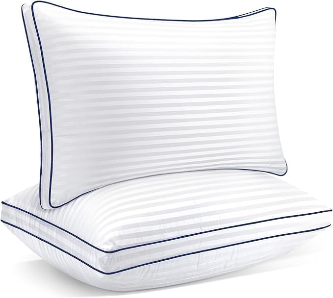 Pillow for Sleeping- Pack of 2 Bed Hotel Standard Pillow Luxury Down Alternative Filled Hotel Pillow (Standard 50x70 cm)