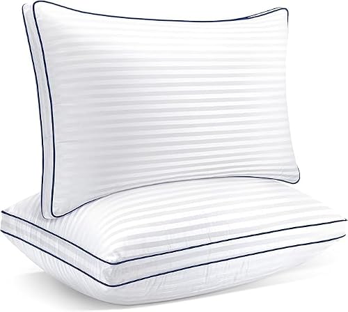 MUSA Pillow for Sleeping- Pack of 2 Bed Hotel Queen Pillow Luxury Down Alternative Filled Hotel Pillow (Queen 50x75 cm)
